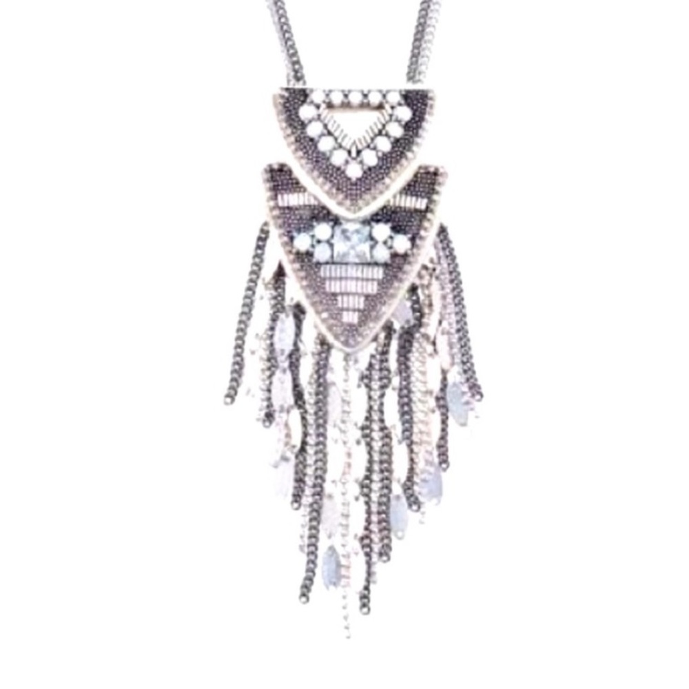 Stella & Dot Silver Chiara Necklace